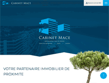 Tablet Screenshot of cabinet-mace.fr